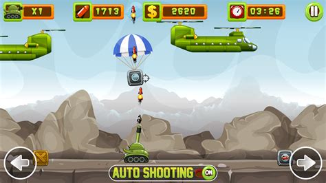 🕹️ Play Tank Defender Game Online: Free Anti Aircraft Tank Shooting Game