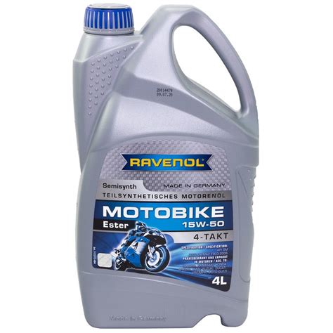 Ravenol Engine Oil Motobike 4 T Ester Sae 15w 50 Buy Online 3495