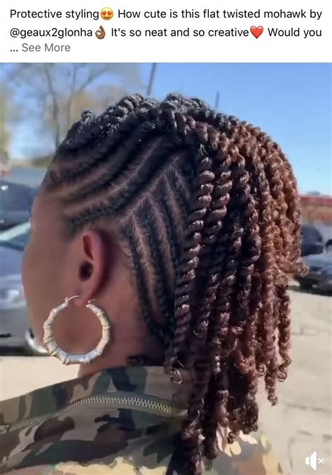 Pin By K Williams On Braids Natural Hair Flat Twist Natural Hair