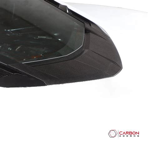 C8 Corvette Exterior Rear Lower Window Carbon Fiber Replacement Trim