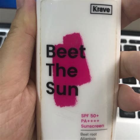 Krave Beauty Beet The Sun Sunscreen Review Abillion