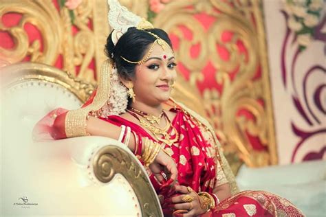 Pin By 🌄depasree Chatterjee 🌅 On Bengali Brides Bengali Bridal Makeup Bengali Wedding