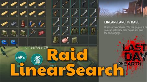 Raid LinearSearch Suicide Trick Last Day On Earth V 1 20 17 YouTube