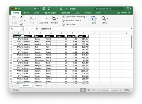 Excel Pivot Table Template - Printable Word Searches