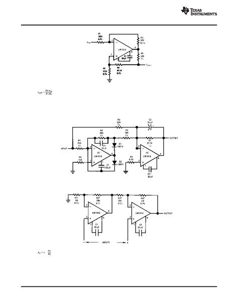 Lm A N Datasheet Pages Ti Operational Amplifiers