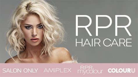 RPR Hair Care Product Range YouTube