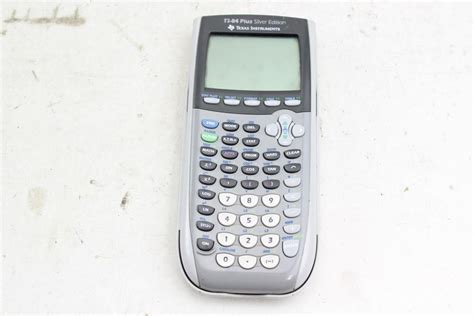 Texas Instrument Ti 84 Silver Edition Scientific Calculator Property Room