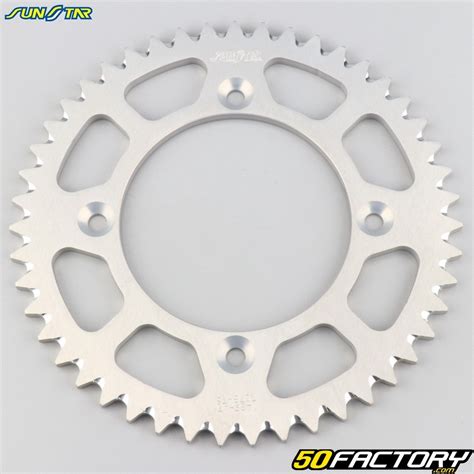 Rear Sprocket Aluminum Teeth Yamaha Yz Sunstar Gray