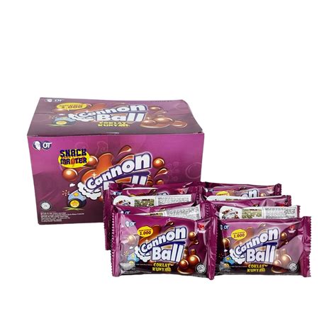 Jual Cannon Ball Reguler Coklat Kunyah Netto Bks X Gr Shopee