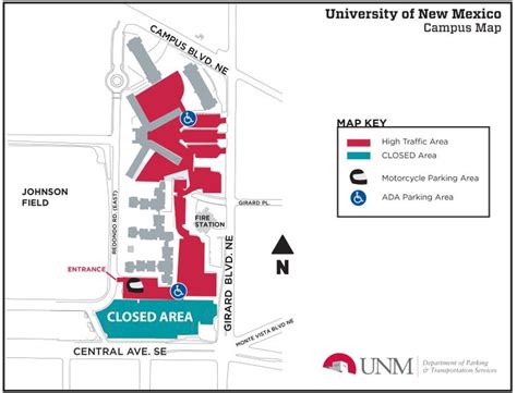 Unm Hospital Map Of Parking Lots