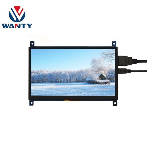 WANTY 7 Inch Raspberry Pi 3 IPS 1024X600 LCD Touch Display Monitor