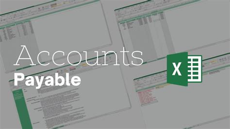 Accounts Payable Excel Template - Simple Sheets