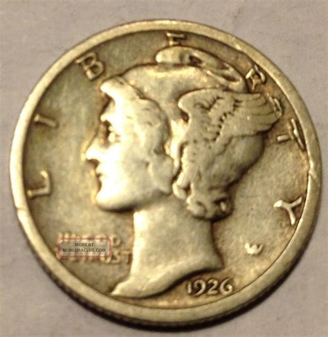 1926 S Mercury Dime - Semi - Key Date Coin F,