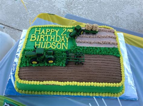 Tractor Birthday Cake