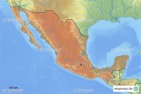 Stepmap Mexiko Landkarte F R Nordamerika