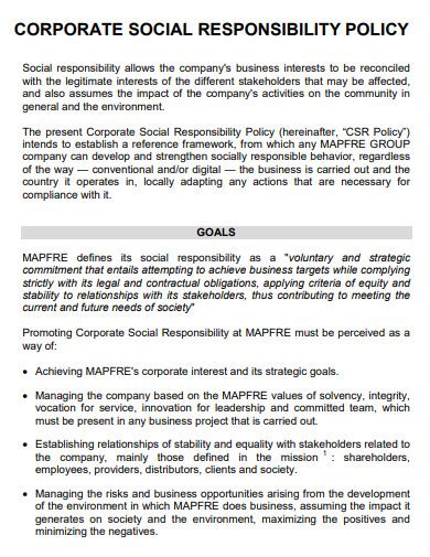 Corporate Social Responsibility 30 Examples How To Create Pdf