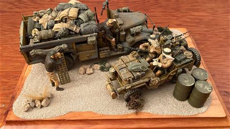 1 35 Scale Ww2 North Africa Dioramas Youtube