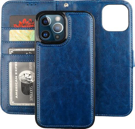 Bocasal Detachable Wallet Case For Iphone 13 Pro Max Rfid