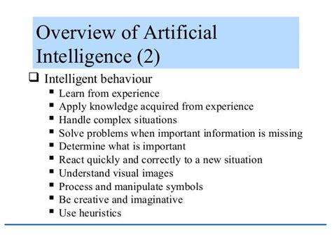 Ai And Expert Systems