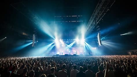 Premium Photo | A large crowd of people at a concert