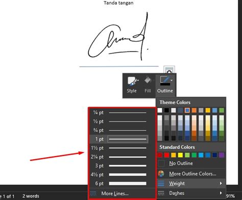 Cara Membuat Tempat Tanda Tangan Di Word 2010 2021