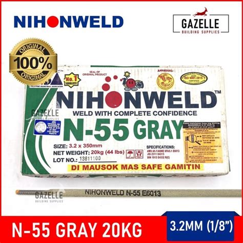 Nihonweld Welding Rod Electrode N N Mm Box Kg Lazada Ph