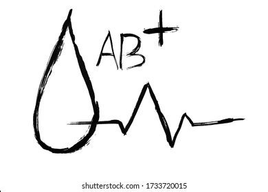 Ab Positive Blood Type Blood Drop Stock Illustration 1733720015 ...