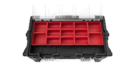 Keter 22 Inch Cantilever Plastic Portable Tool Box Organizer With Metal