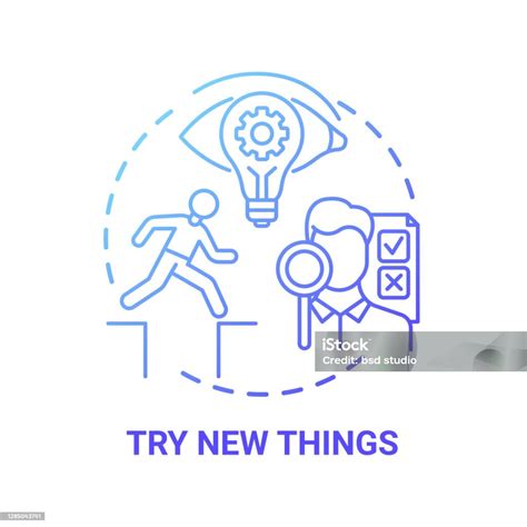 Try New Things Concept Icon Stock Illustration Download Image Now