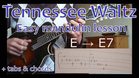 Tennessee Waltz Full Easy Mandolin Lesson Chords And Tabs Sound