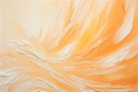 Premium Photo | Closeup of abstract soft pastel orange art painting texture