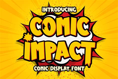 Comic Impact Font By Hatf Type · Creative Fabrica