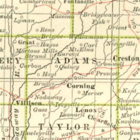 1897 Century Atlas of the State of Iowa