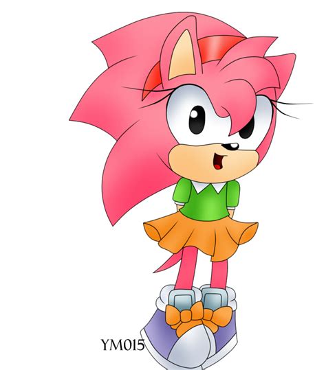 Classic Amy Rose Resubida By Ym015 On Deviantart