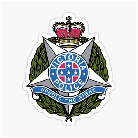 Victoria Police Sticker For Sale By Awesomemasks Redbubble