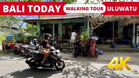 BALI TODAY ULUWATU BALI INDONESIA 4K Virtual Walking Tour Bali