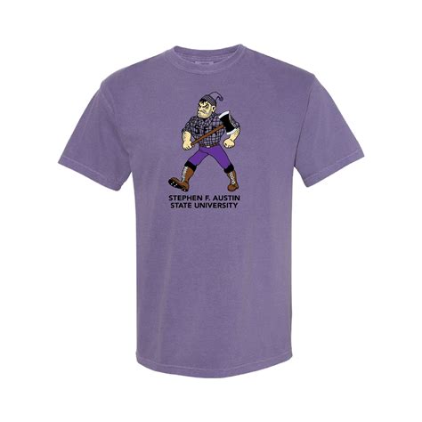 SFA Mascot Comfort Color Tee | Jack Backers College Bookstore