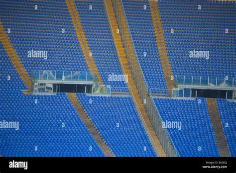 Rome Italy Olympic Stadium Empty Stock Photo Alamy