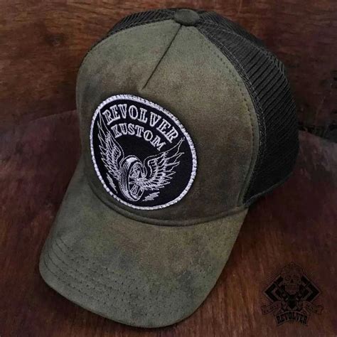 Bon Trucker Flying Wheel Camur A Verde Musgo Revolver Kustom