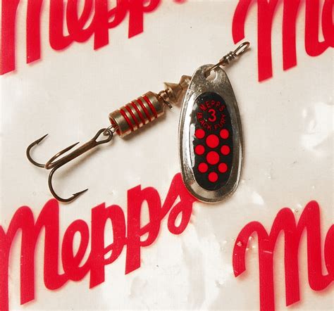 Mepps Black Fury Size 3 - Fluorescent Red Dot for $6.10 AUD
