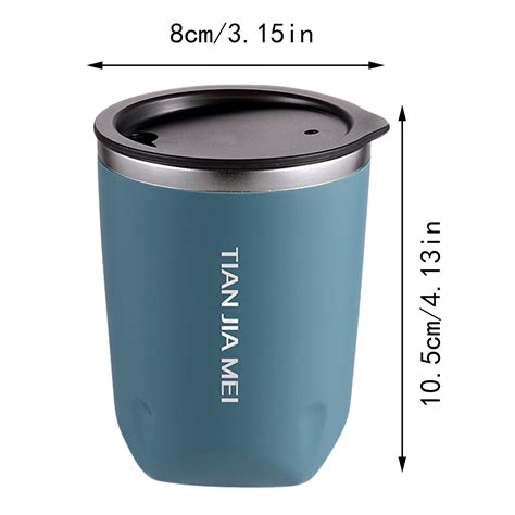 300ml Stainless Steel Insulated Coffee Mug Thermal Cup Men And Women Delicate Portable Cup