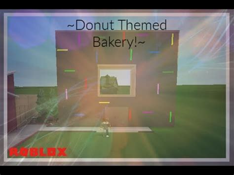 Donut Themed Bakery Bloxburg Speedbuild Roblox Youtube