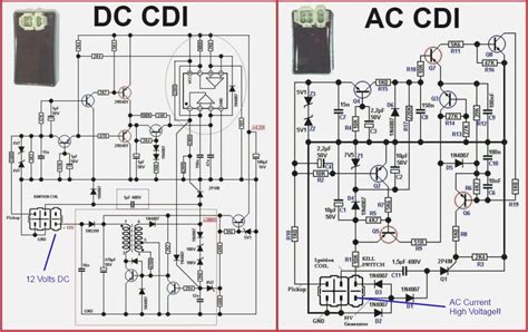 Cdi Ignition Circuit Etching Diagram