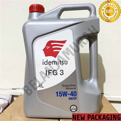 Jual Oli Mesin Mobil Idemitsu Sae W Galon Liter Asli