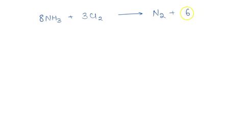 Solved When Excess Of Ammonia And Chlorine React Nitrogen And Ammonium