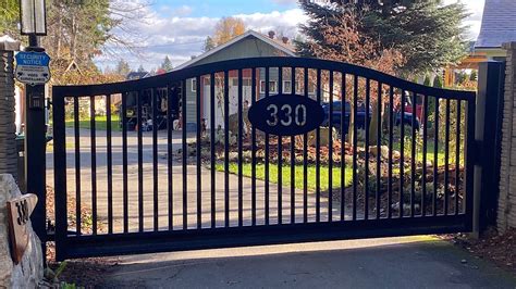 Driveway Gates Custom Aluminum Swing Driveway Gates Address