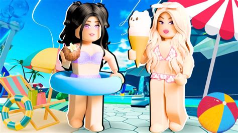 PATRICINHAS NO PARQUE AQUÁTICO ROBLOX YouTube