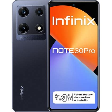 INFINIX Note 30 Pro 8/256GB 6.67" 120Hz Czarny Smartfon - niskie ceny i ...