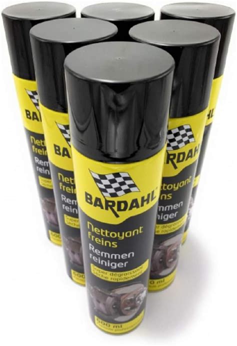 PACK BARDAHL NETTOYANT FREINS SUPER DEGRAISSANT 6 X 600ml