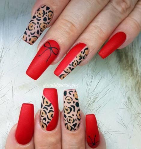 30 Super Cute Red Acrylic Nail Designs To Inspire You Nail Designs